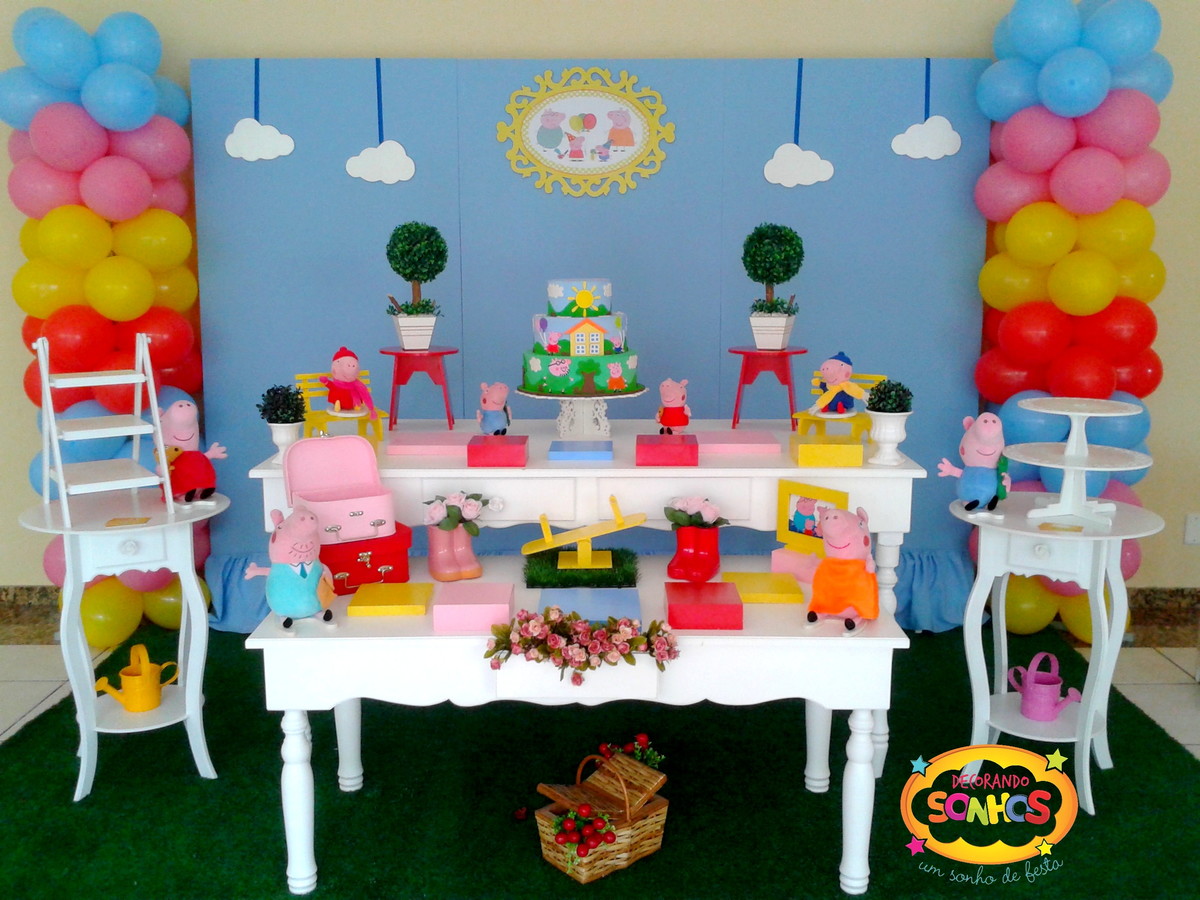 Artigos para festa peppa pig