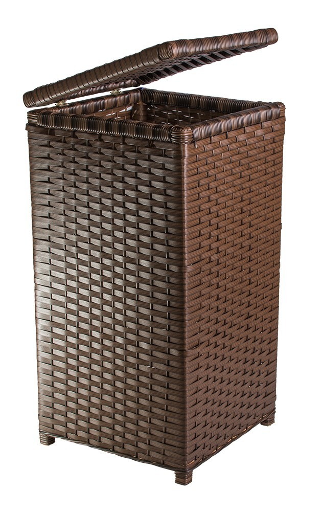 Cesto de Roupa Fibra Sintética 30x30x60  Artesanato com 