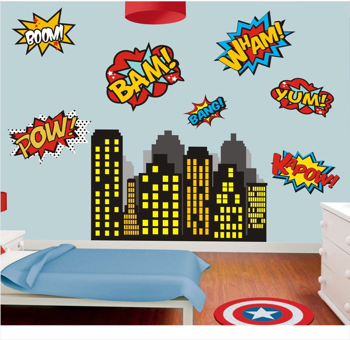 Adesivo Parede Herois Avengers Predio 05 QuartinhoDecorado Elo7 Aparador Para Sala De Estar Com Vidro ~ Adesivo Parede Herois Avengers Predio 05 QuartinhoDecorado Elo7