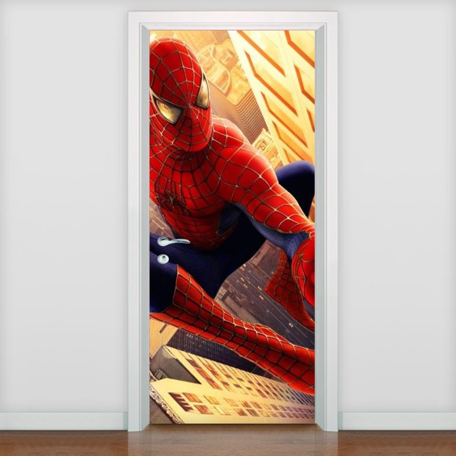 Adesivo para Porta 3D Homem Aranha 4