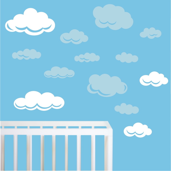 adesivo nuvem nuvens quarto infantil m08 QuartinhoDecorado Elo7 Aparador Barba E Corpo ~ adesivo nuvem nuvens quarto infantil m08 QuartinhoDecorado Elo7