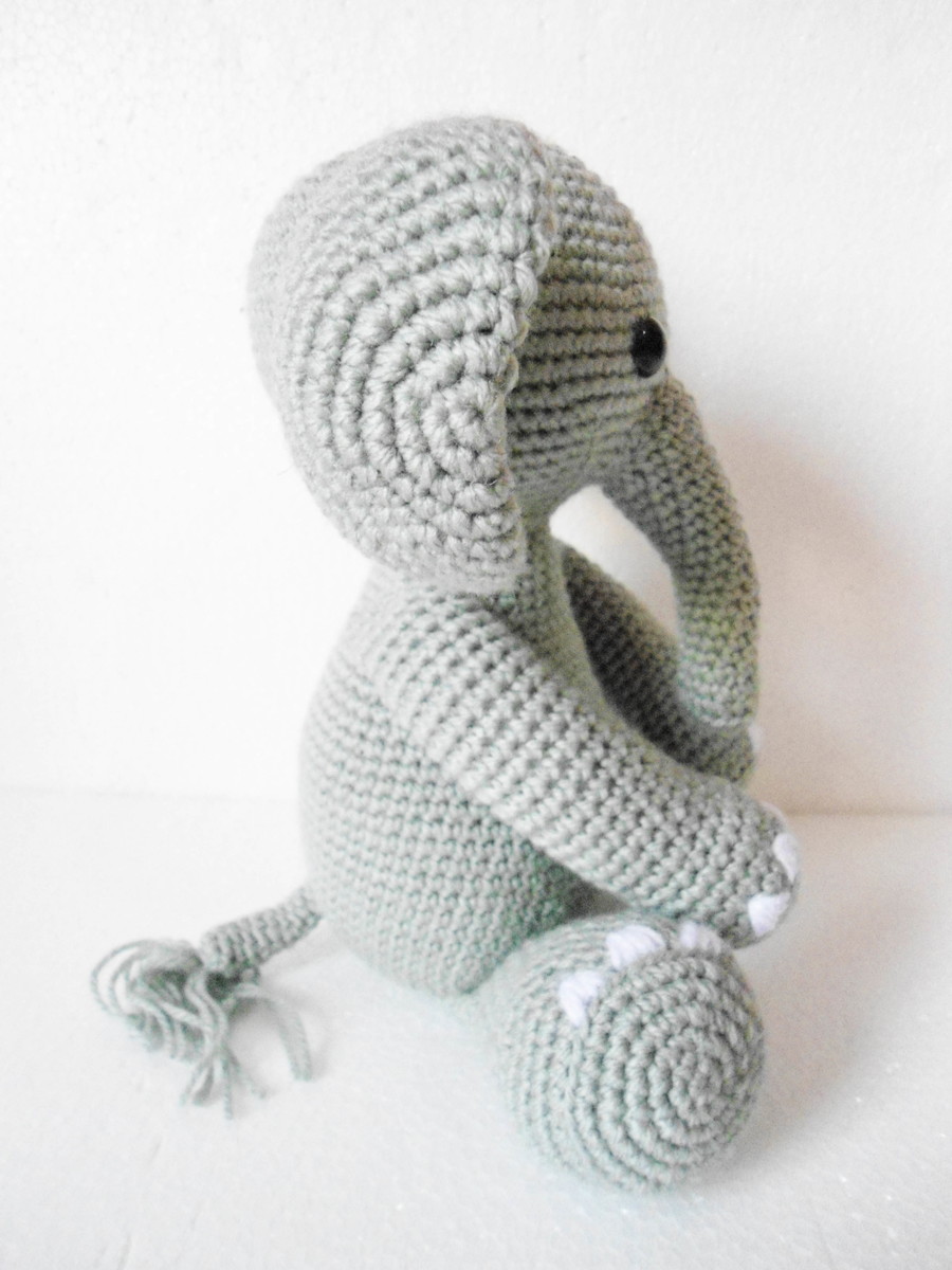 Amigurumi Elefante (Elephant Gurumi) Porinn Gurumis Elo7