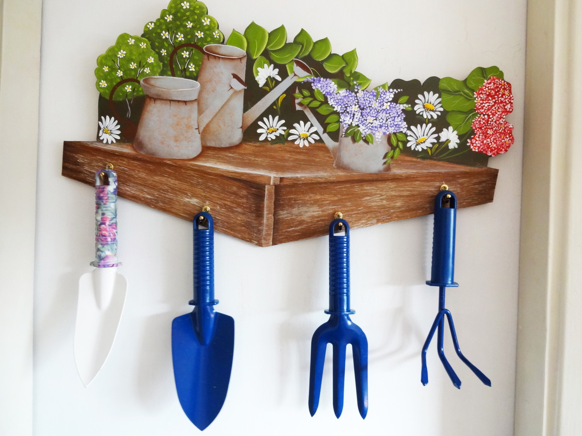 Porta ferramentas de jardinagem no Elo7 | Artesanatos Nossa Canaã ...