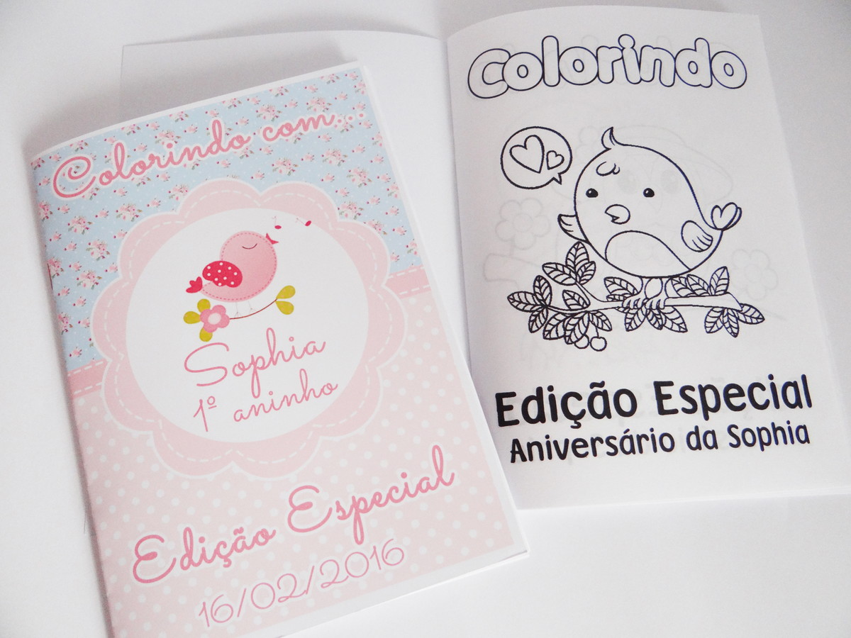 revista de colorir passarinho no elo7 cia convites 62c550