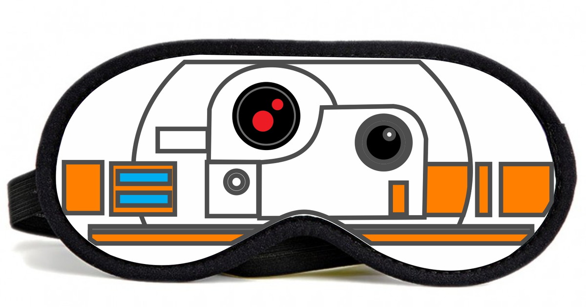 mascara para dormir bb8 no elo7 dupla de dois presentes