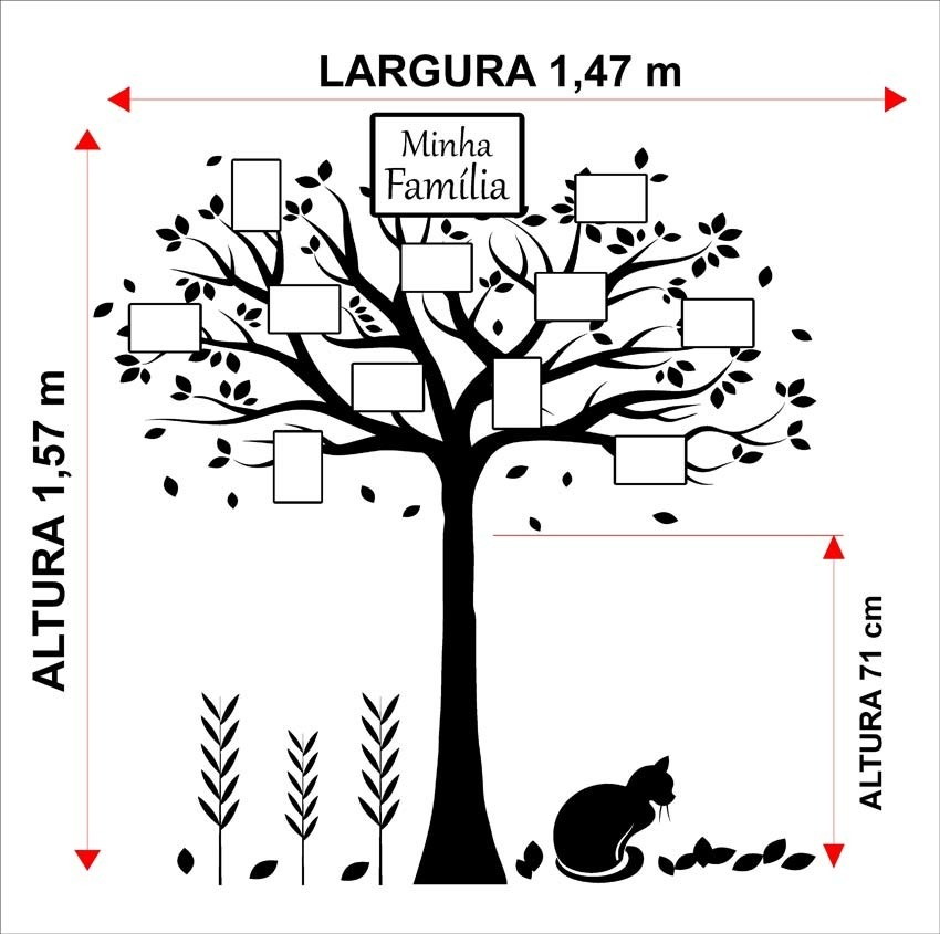 arvore genealógica no elo7