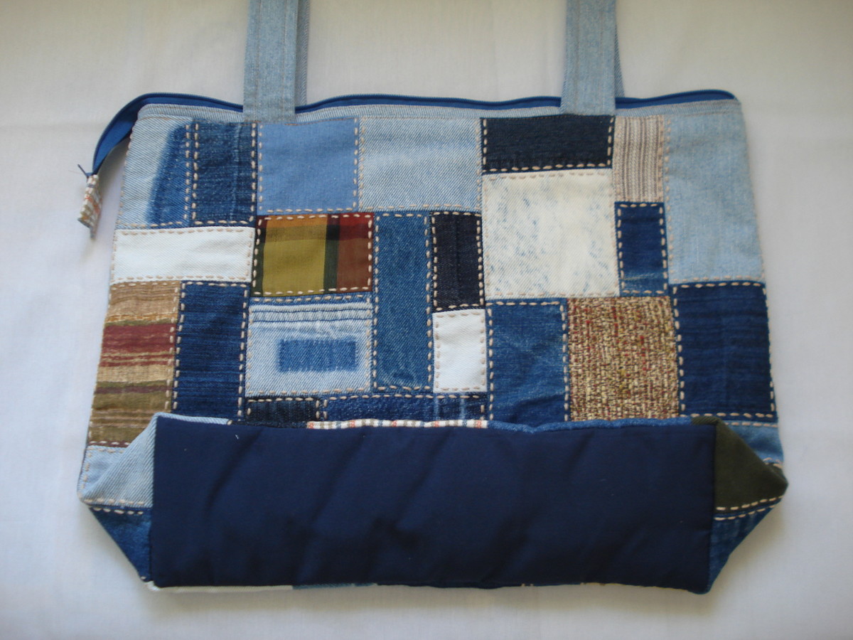 bolsa jeans de retalhos Asayuri Artesanato Elo7 Aparador Extensivel Kane ~ bolsa jeans de retalhos Asayuri Artesanato Elo7