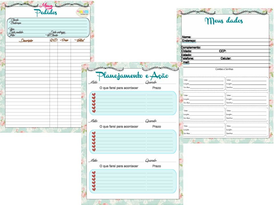 planner digital em pdf com 15 imagens no elo7 tatty arts planner pdf