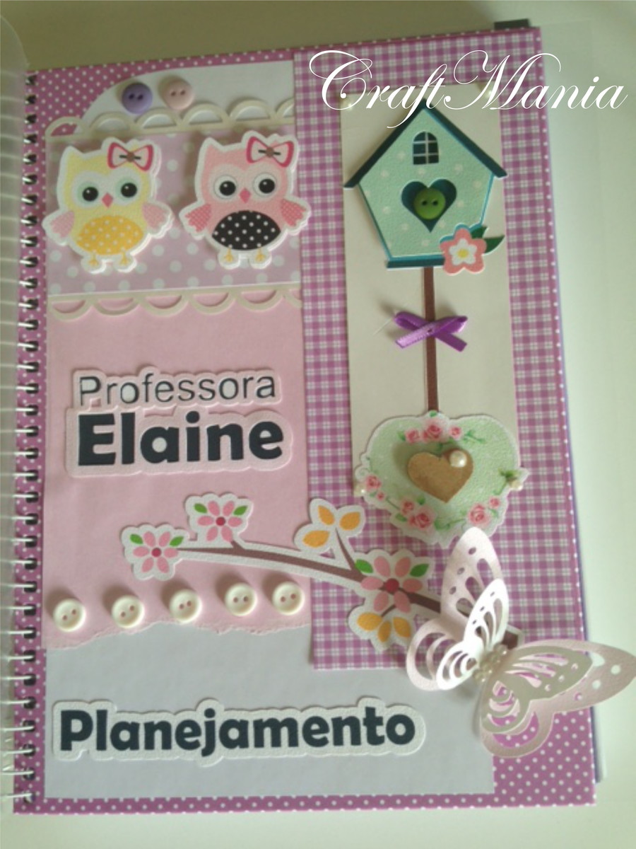 Caderno Scrapbook no Elo7 | CraftMania (6572FA)