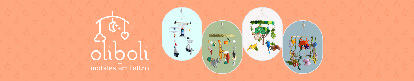 Oliboli móbiles em feltro