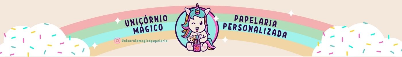 Unicórnio Magico Papelaria