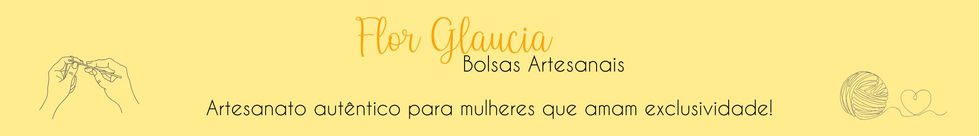 Flor Glaucia - Bolsas Artesanais