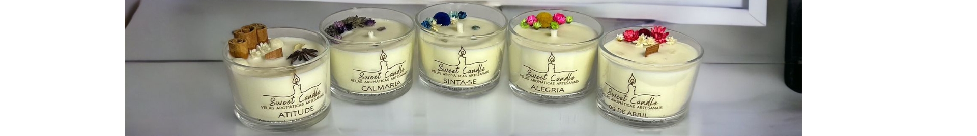 Sweet Candle | Velas Aromáticas Artesanais