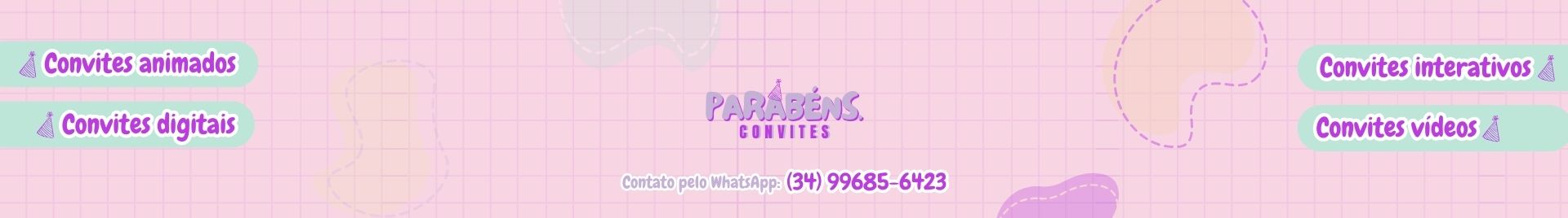 Parabéns Convites