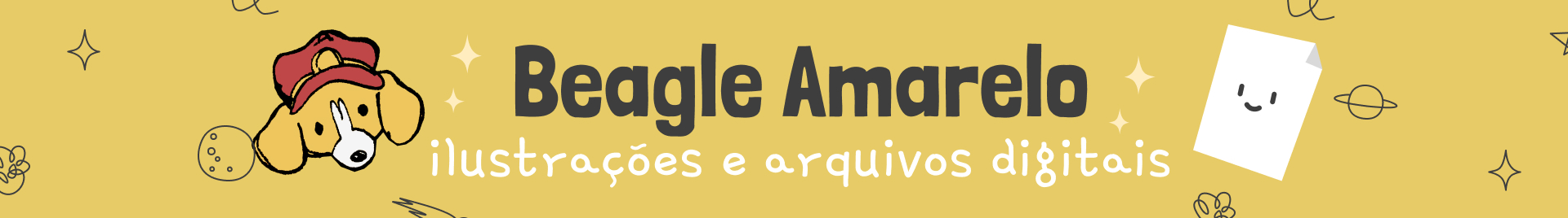Beagle Amarelo Ilustrações