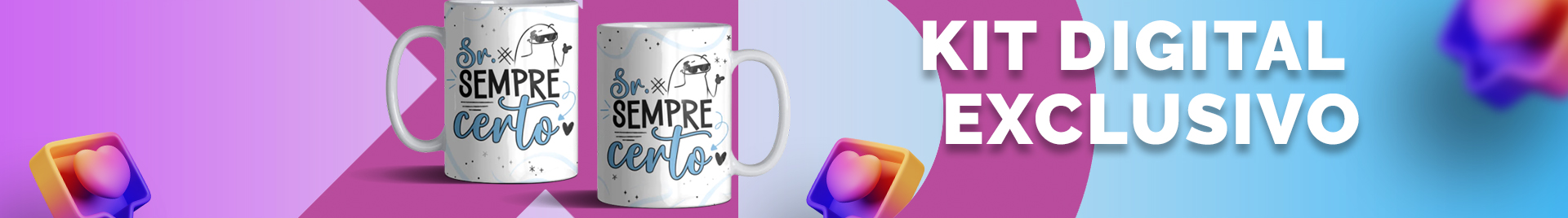 DK kit digital para canecas