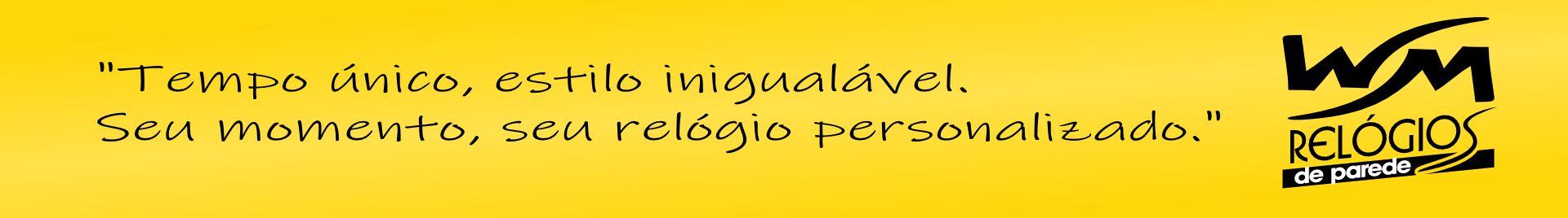 WM RELÓGIOS DE PAREDE