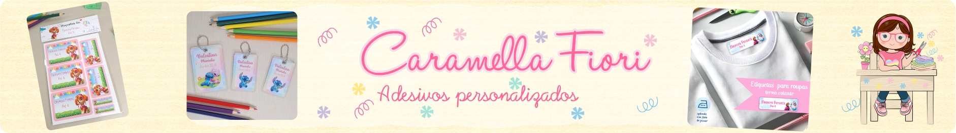Caramella Adesivos