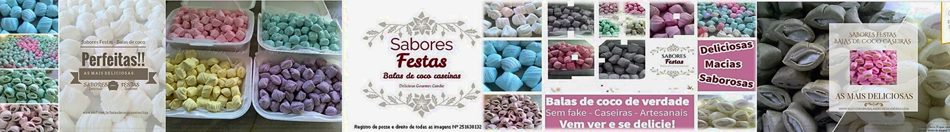 Sabores Festas balas de coco caseiras2024