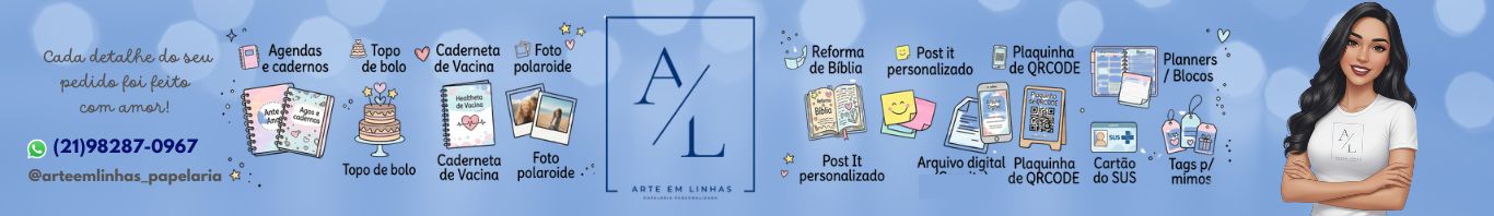 Arte em Linhas - Papelaria Personalizada