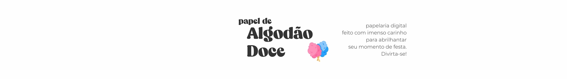 Papelaria Papel de Algodão Doce