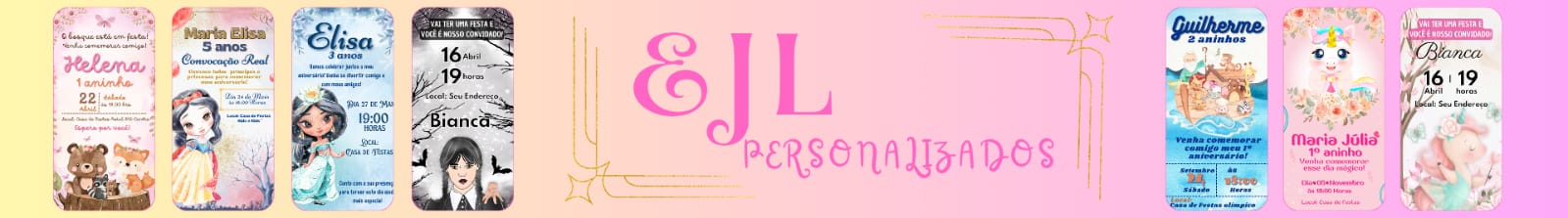 Ejl Personalizados convites digitais e animados