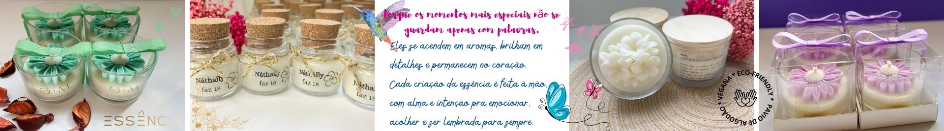 Essência I Velas Aromáticas Personalizadas