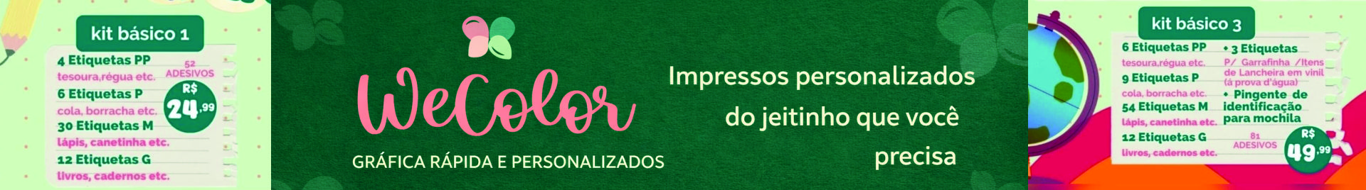 WeColor - Gráfica Rápida e Personalizados