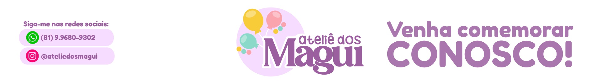 Ateliê Dos Magui | Festa Personalizada