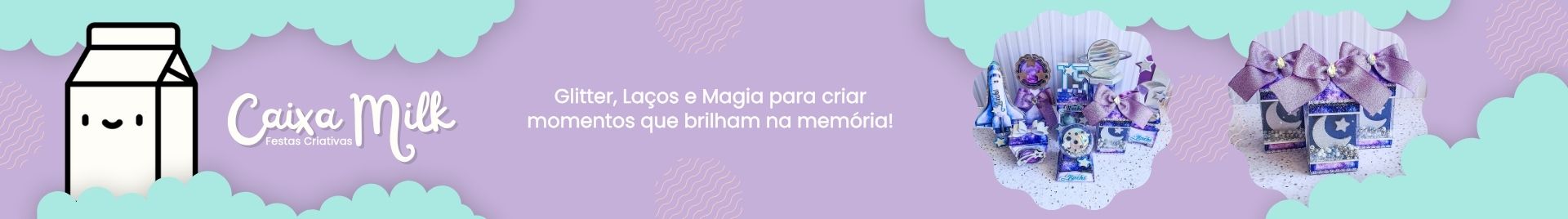 Caixa Milk Festas