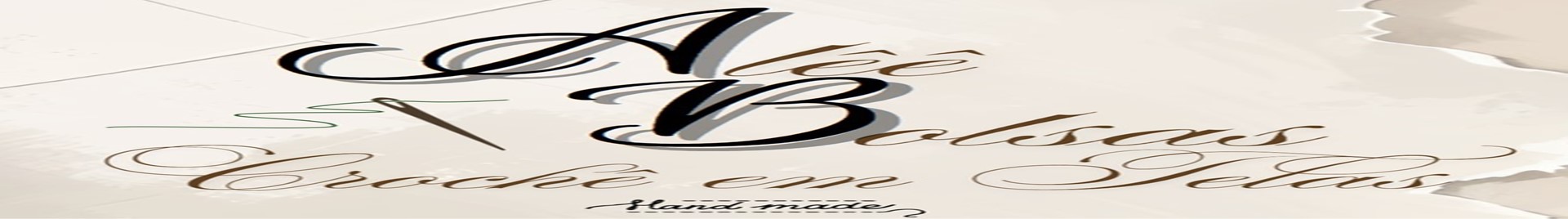 Alêê bolsas Crochê em Telas