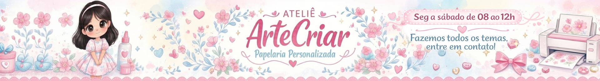 Ateliê Arte Criar Papelaria Personalizada