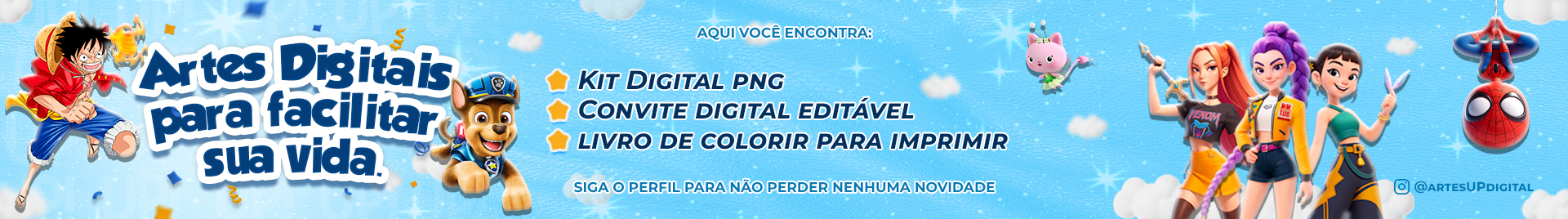 Artes UP - Produtos Digitais