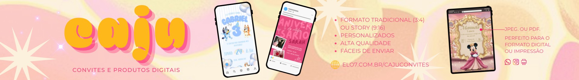Caju - Convites Digitais