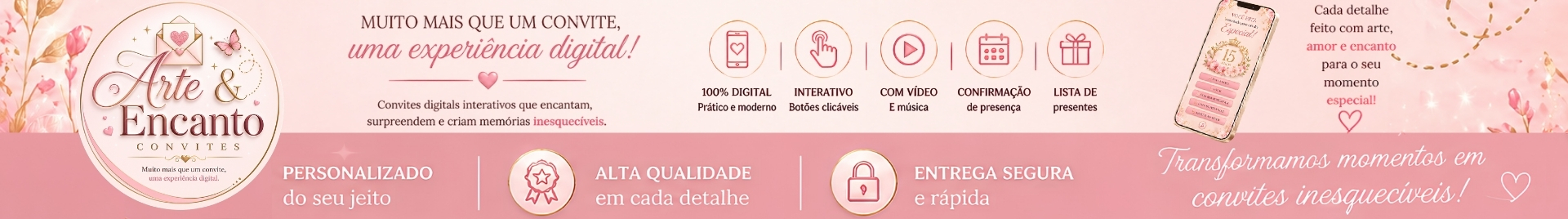 Arte & Encanto Convites
