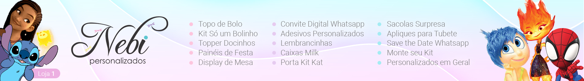 Nebi Personalizados Loja 1