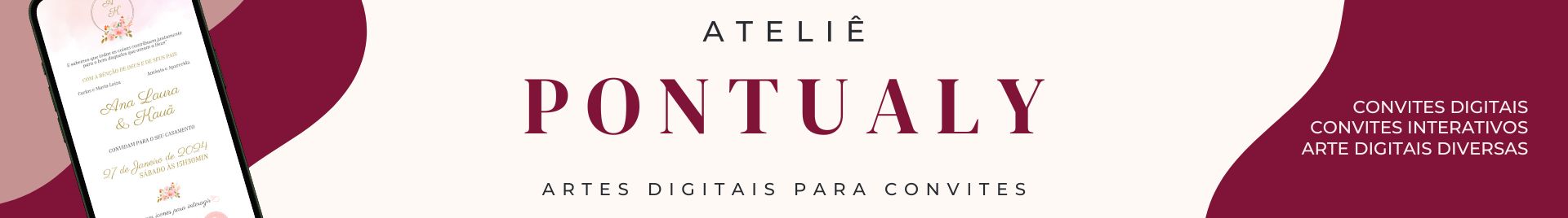 Ateliê Pontualy - Convites & Artes Digitais