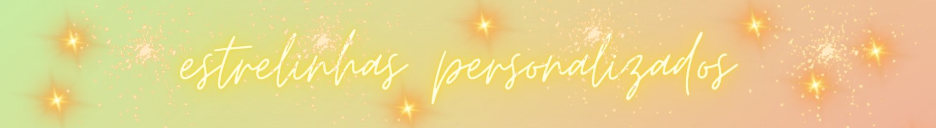 estrelinhas personalizados