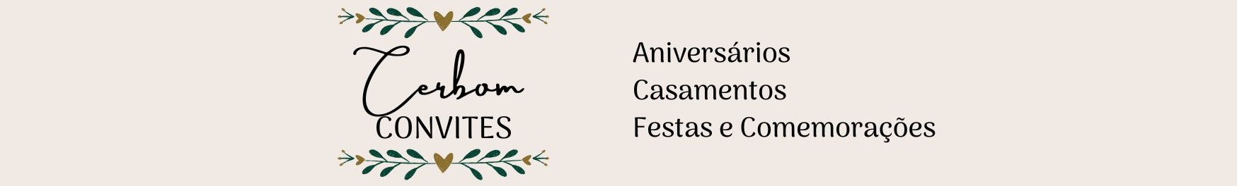 CERBOM CONVITES E PERSONALIZADOS