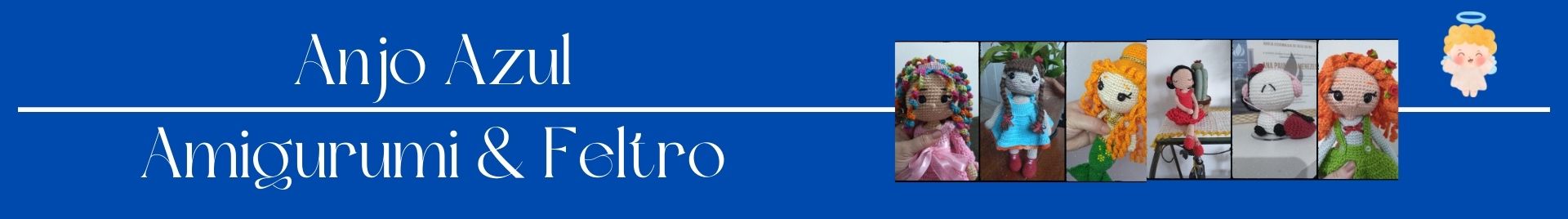 Anjo Azul - Amigurumi