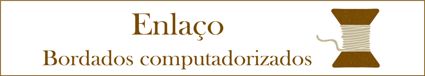 Enlaço bordados computadorizados