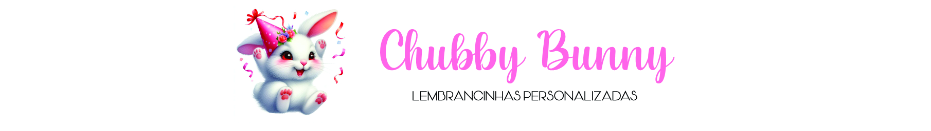 CHUBBY BUNNY LEMBRANCINHAS PERSONALIZADAS