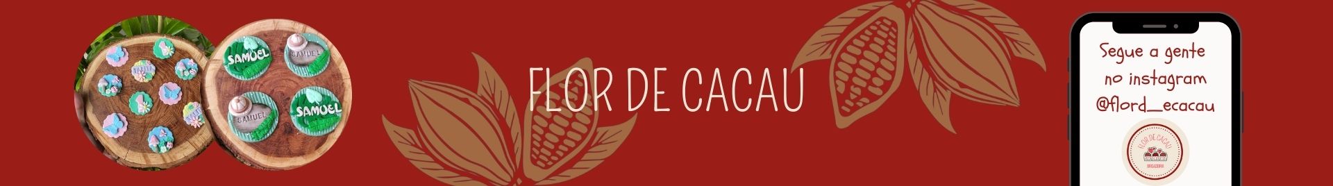Flor de cacau doces