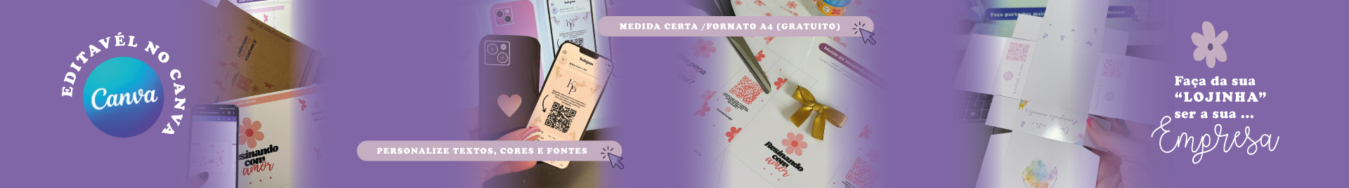 Deyzy Studio Criativo / Papelaria Digital Editável para Sua Marca