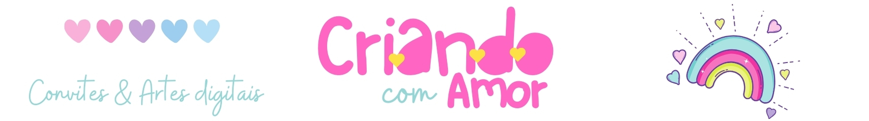 Criando com Amor Convites e Artes Digitais