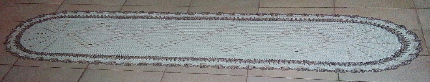 Artes em crochê Fé e Foco