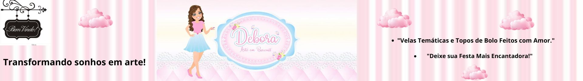 Debora arte em biscuit