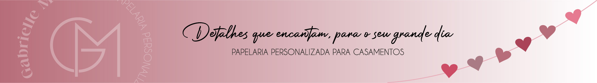 GM - Papelaria personalizada para casamentos