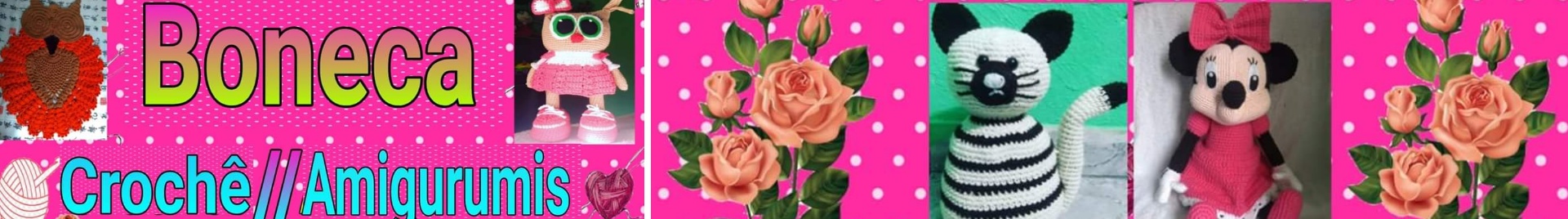 Cantinho da boneca crochê e amigurumi
