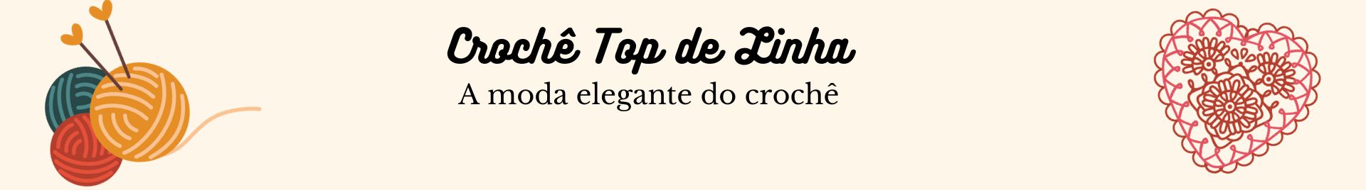 Crochê Top de Linha